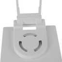 Wall Mount Outlet Shelf Decorative Router Holder Cord Storage for Living Room Bedroom Kitchen Easy Installation Functional Design for Organizing Plants Candles and More, White 