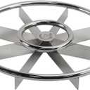 LRUI 16 Inch Round Pizza Cutter, Heavy Duty Stainless Steel 8 Equal Pizza Slicer.Professional Pizza Cutting Tools