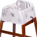 J.L. Childress Disney Baby Disposable Restaurant High Chair Covers - Baby Travel Accessory for Kids & Toddlers, Individually Wrapped, Covers All Surfaces - 12 Count, Mickey & Minnie