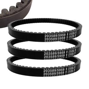 3PCS 30 Series Go Kart Drive Belt Replaces Manco 5959 / Comet 203589 Durable Trorque Converter Belt