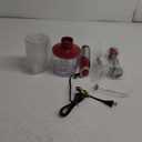 KOIOS 5-in-1 Hand Immersion Blender, 1000W 12 Speed Handheld Blender Stick with Copper Motor Stainless Steel Blade, 600ml Mixing Beaker,500ml Food Processor, Whisk, Milk Frother, Non-BPA, Red