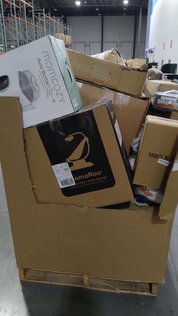 pallet of salvage items