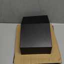 Hon&Guan 6 Inch Removable Roof Vents Roof Dryer Vent Cap for Houses Galvanized Steel 6 Inch Exhaust Vent for Ventilation System-with Damper, Black.