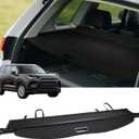 FARBIN Trunk Cargo Cover for Toyota Highlander 2022 2023 2024 2025, Retractable Trunk Cover Waterproof Shield Shade Privacy Security Screen (for 2022-2025 Toyota Highlander Canvas)