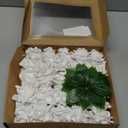 Ling's moment Flowers 25pcs 2.7" Fake Gardenia White Artificial Flowers with Stem, Fake Flowers for DIY Wedding Decorations Centerpieces Bouquets BoutonnieresFlores Artificiales para Decoracion (Wht-pure White)