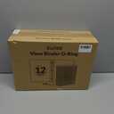 SUNEE 3 Ring Binders 1 Inch 12 Pack, Clear View Three Ring PVC-Free (Fit 8.5x11 Inches) for School or Office Supplies, Black