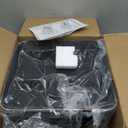 SNTD Dish Drying Rack, Expandable Dish Rack for Kitchen Counter, Stainless Steel Dish Drainer with Drainboard Set and Utensil Holder (Black)