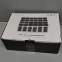 Glass Spice Jars with Label and Black Lids (24 x 4oz) Spice Containers with 240 Labels, Shaker Inserts, Steel Funnel, Empty Square Empty Square Seasoning Organizer