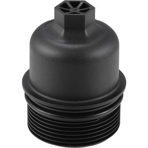 X AUTOHAUX Black Car Oil Engine Filter Housing Cap Cover for Chrysler for Dodge for Jeep for Ram 68191350AA