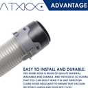 ATXKXE Vacuum Replacement Part Hose Handle for Shark Rotator Professional Lift-Away Accessories Models NV500 NV501 NV501c NV502 NV503 NV504 NV505 NV510 NV520 NV520Q NV520QR NV520QPR UV560 1 Pack, Red