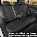 HKZ Fit RAV4 Hybrid Car Seat Covers Set for 2019 2020 2021 2022 2023 2024 2025 Toyota RAV4 Hybrid Model Only LE,XLE,Limited,Woodland Edition,XLE Premium- 5 Seats Full Set Leather(Black)