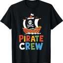 Pirate Crew Fun Group Matching Pirate Squad T-Shirt, 4T