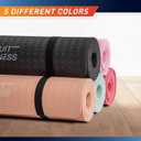 Circuit Fitness by Marcy Non-Slip Multi-Purpose Exercise Yoga Mats with Carrying Strap Multi-Thickness, Multi-Color Options