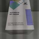 IMIPAW Automatic Cat Feeders, 3L Timed Cat Dry Food Dispenser, Dual Power Supply, Programmable Portion Size, Auto Pet Feeder for Cats and Small Dogs (White)