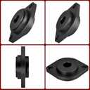 Harley Exhaust Gasket Seal Tool and Tapered Gasket - Fits 1984-2023 Models 6pcs (Black)
