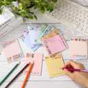 12 Pieces Empowering Sticky Note Pads 3" x 4" Motivational Educator Sticky Notes Inspirational Self Stick Note Pad Funny Sticky Notepad Appreciation Gifts for Teacher Office Student (Kindness)