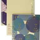 2 x Mead Spiral Notebooks, 1 Subject, College Ruled Paper, 70 Sheets, 10-1/2" x 7-1/2", Shape It Up, Design May Vary, 3 Pack (38191) (Assorted)