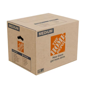The Home Depot 21 in. L x 15 in. W x 16 in. D Medium Moving Box with Handles MBX
