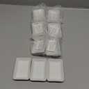 Restaurantware 3.1 x 2.2 Inch Serving Plates 10 Mini Rectangle Plates - Oven-Safe Microwave-Safe White Porcelain Hor doeuvres Serving Plates Freezer-Safe For Appetizers Desserts And Samples