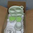 Bear Baby Food Maker, Baby Food Processor Set with Baby Food Containers, Silicone Spoons, Baby Food Puree Blender for Fruit, Vegetable, Meat, Make Fresh and Nutritious Meals for Your Little One