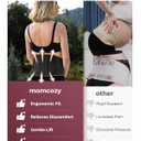 Momcozy Belly Bands for Pregnant Women, One-Piece & Portable Pregnancy Belly Band with Ergonest Back Support & Breathable Fabric Adjustable Maternity Belt for Small/Round/High-Carrying Belly