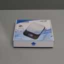 BOMATA Waterproof Kitchen Scale, 0.1g/0.01oz High Precision, 5kg/11lb, Washable, USB Rechargeable, Digital Scale for Food,Cooking, Baking, Weight Loss, Black&Grey