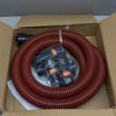 10 FT 1 1/4 Dust Collection Hose Kit Vacuum Hose Adapter Kit for Home and Shop Vacuums System,6 Adapters Fits with Multi-Brands,Quick Switchable Woodworking Power Tool and Sander Vacuum Hose