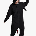 Kidukso Unisex Adult Dragon Onesie Pajamas Cute Animal Sleepwear Dragon Halloween Christmas Party Costumes for Women Men, Size XS