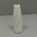 10 Pack White Vases, 8 Inch Plastic White Bud Vases Bulk for Flowers Pampas Grass, Tall Unbreakable Ceramic Look Small Plastic Flower Vases for Centerpieces Home Table Decor