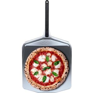ooni 16 Metal Pizza Peel  Metal Pizza Peel 16 Inch, Pizza Spatula Paddle, Lightweight Pizza Turning Peel with Long Handle, Pizza Oven Accessories, Pizza Tools, Rectangle Pizza Turner