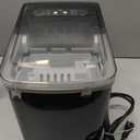 Frigidaire EFIC123-SSBLACK Compact Countertop Ice Maker, 26lbs of Ice per Day, Black Stainless