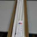 2Pack Long Tension Rod 41-126inch White Tension Curtain Rods no Drilling 1.26" Diameter Adjustable Outdoor Curtain Rod for Patio,Windows,Shower,Doorway,Heavy Duty Spring Rods