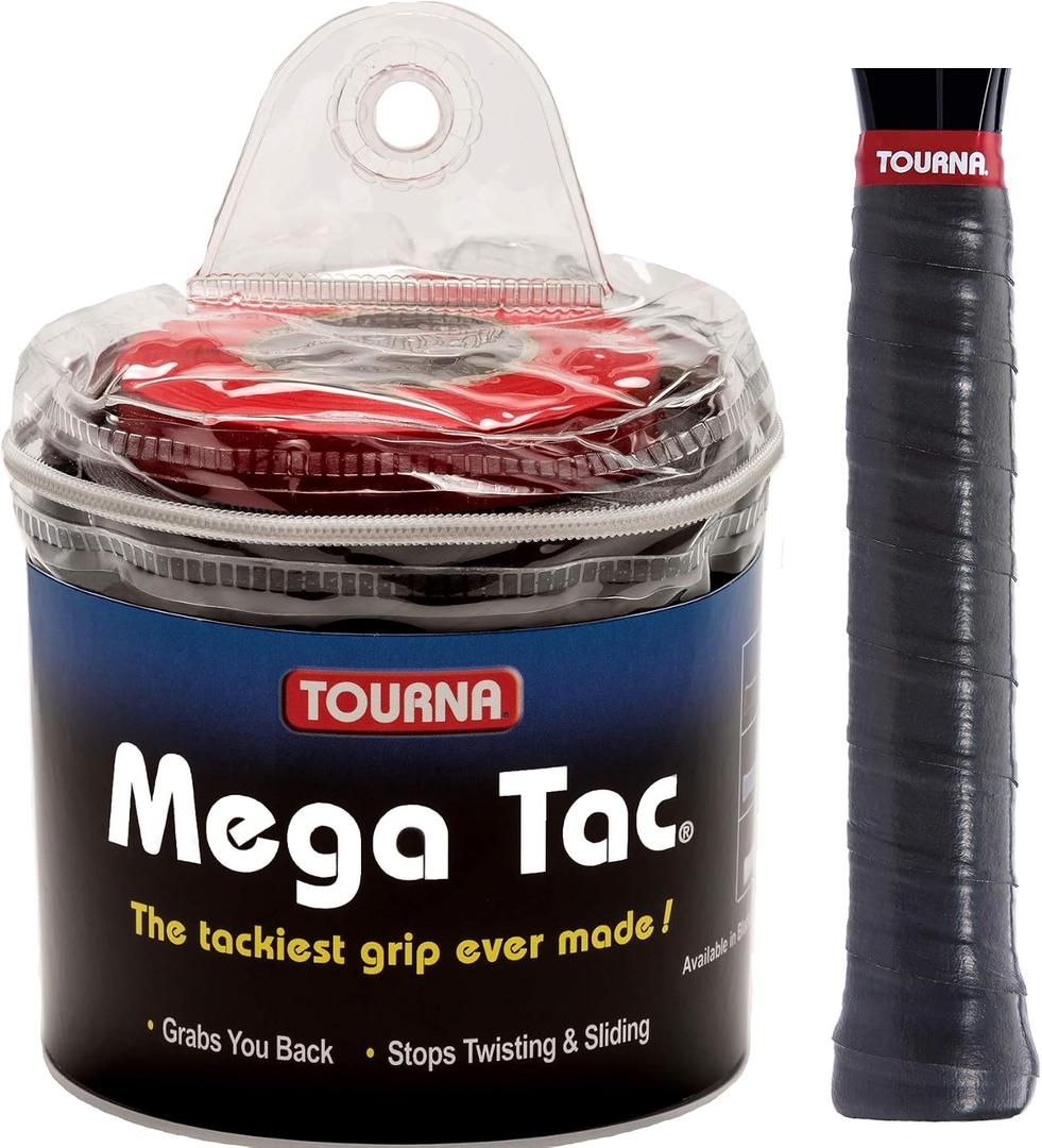 Tourna Mega Tac Extra Tacky Overgrip, 30-Pack