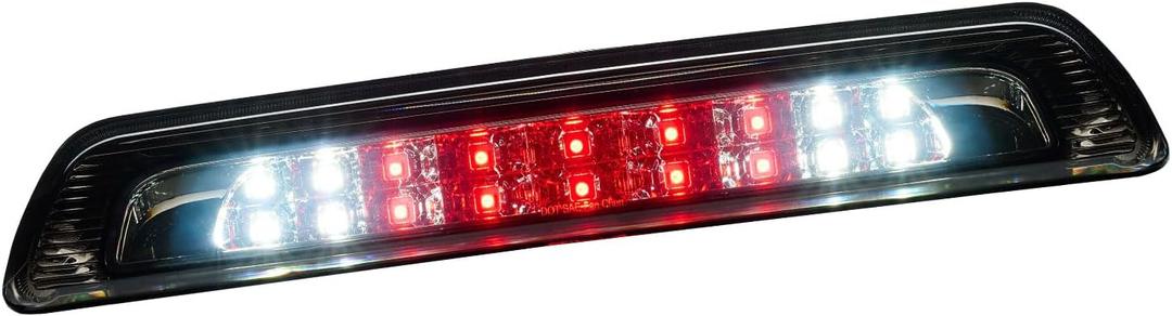 Third 3rd Brake Light LED for 2007-2020 Toyota Tundra, High Mount Rear Brake Lights Assembly for 07-20 Tundra, Waterproof Center Cab Cargo Lamp Stop Light (Smoke)