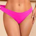 Tempt Me Women Low Rise Bikini Bottoms - Moderate Coverage Bathing Suit Bottoms Low Waisted Swimsuit Bottoms Brief 2025 (Pink, M)