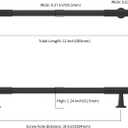 Asidrama 10 Pack 10 Inch(254mm) Matte Black Cabinet pulls Kitchen Cabinet Handles, Cabinet Pulls Kitchen Cabinet Hardware for Cupboard Drawer Pulls