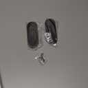 Finger Pulls for Closet - 4.75" Oval Sliding Door Pulls - Flush Pulls for Pocket Door - Matte Black - Set of 2