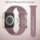 Patenting 10 Pack Sport Bands Compatible with Apple Watch Bands Women Men 40mm 41mm 38mm 45mm 44mm 42mm 46mm 49mm,Silicone iWatch Bands Waterproof Strap for iWatch Series 10 9 8 7 6 5 4 SE Ultra