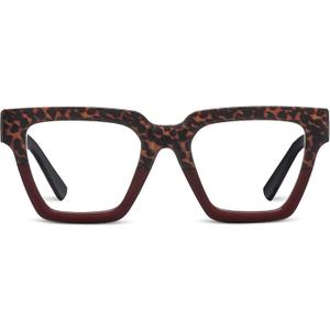 Peepers by PeeperSpecs Women's Oprah's Favorite Things Take a Bow Oversized Square Blue Light Blocking Reading Glasses