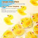 8 Pcs Duck Hanging Decoration Duck Garland Banner Cute Yellow Banner for Birthday Party Baby Showers Decoration Supplies Photo Booth Props