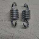 2pcs 4inches Hammock Chair Spring Heavy Duty Spring for Porch Swings Hanging Chairs and Hanging Swing 600lbs/pcs Weight Capacity