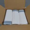 20 Gallon Large Drawstring Trash Bags 120 Counts, Fit 20-21 Gal Trash Can, Heavy Duty Tall Kitchen Garbage Liners, Large Trash Bags Size Chart for Home/Office, Outdoor Lawn & Leaf Bags, White