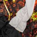 Fooecor Boys Vampire Costume - Scary Halloween Party, Teeth, Cane & Cosmetic Kit Included Small Kids