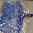 STARGOODS 20" Pool Skimmer Net - Heavy-Capacity Deep Bag Leaf Rake for Inground & Above Ground Pools - Fine Mesh Catches Leaves, Pet Hair & Debris - Pool-Safe Rounded Edges - Fits Standard Poles, Blue