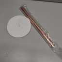 Kitchen Paper Holder, Paper Towel Holder 36 cm x 15 cm (Rose Gold), Stainless Steel Rose Gold Kitchen Roll Holder with White Marble Base