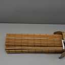 LazBlinds No Tools No Drill Cordless Bamboo Roman Shades, Light Filtering Window Treatment, Roll Up Bamboo Blinds for Windows 22'' W x 64'' H, Dali Native