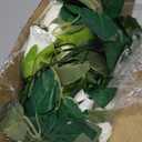 TELDRASSIL 4Pcs(26 FT) Artificial Rose Vine Fake Flower Garland Fake Silk Rose Hanging Vine for Wedding Party Background Arch Garden Background Decoration (White)