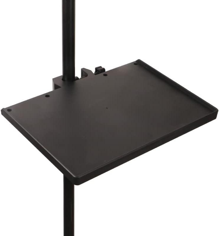 Microphone Stand Tray Mount Clamp on Rod Holders, Microphone Stand Desk with 9.44" X 6.88" for Stage, Music Sheet, Live Streaming, Recording (Stand NOT Included) Wholesale Items for Boutique