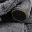 Heybly Cat Tree with Cat Self Groomer Brush, Cat Tower Condo for Indoor Cats with Padded Plush Perch, Cat House with Basket Scratching Board Post, Smoky Gray HCT005SG (42.5 inch)