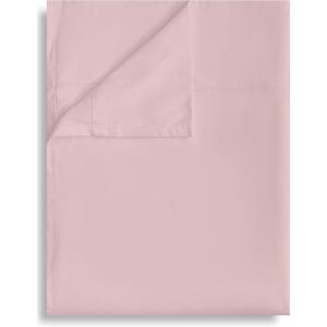 Bulk King Flat Sheets Only, 6 Pack Quick Sort Top Bed Sheet, ColorCoded Label Threads, WrinkleFree Shrinkage Durable Microfiber Hotel Motel Airb&bs Essentials for Hosts (105"x102",Pink)